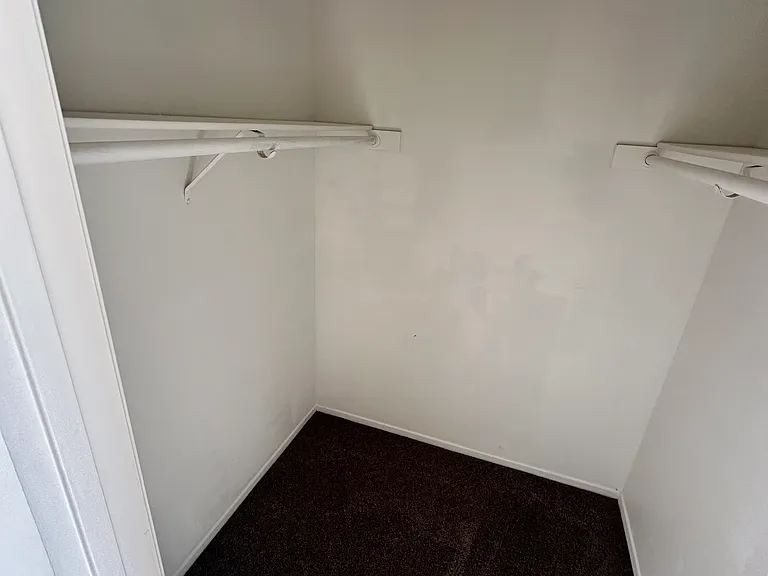 Walk-in closet of the two bedrooms and two baths.