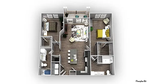 Floor plan B2