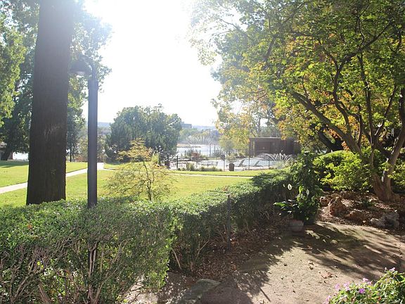 View looking towards the pool and Arkansas River.