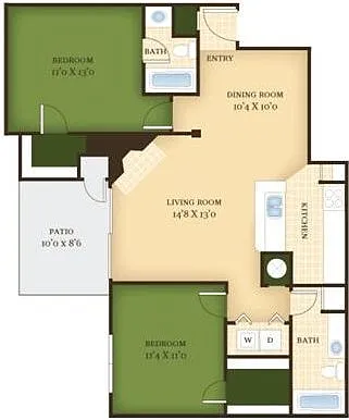 Floor plan The Dogwood