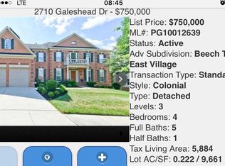 2710 Galeshead Dr, Upper Marlboro, MD 20774