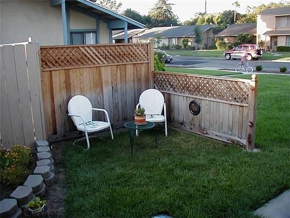 Front private seating area