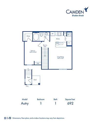Floor plan Autry