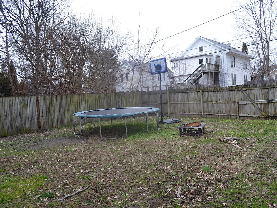 fenced in back yard