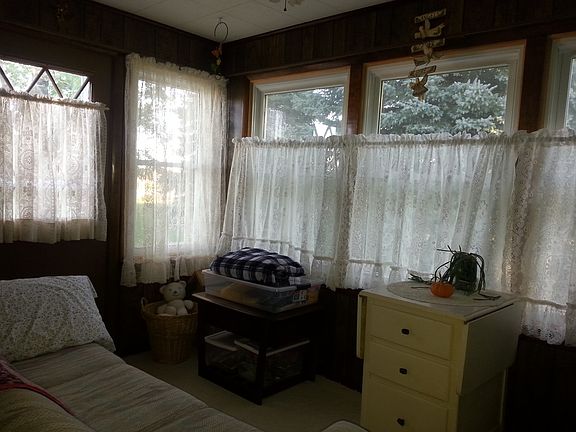 Enclosed porch makes for additional space