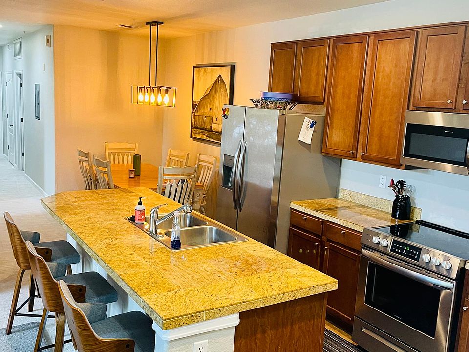 Full size dining table with eat in kitchen