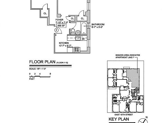 2nd image of 25 E 10th St APT 8F