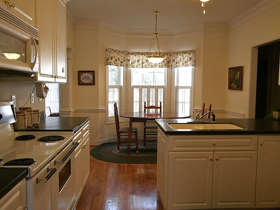 View of breakfast room with bay window