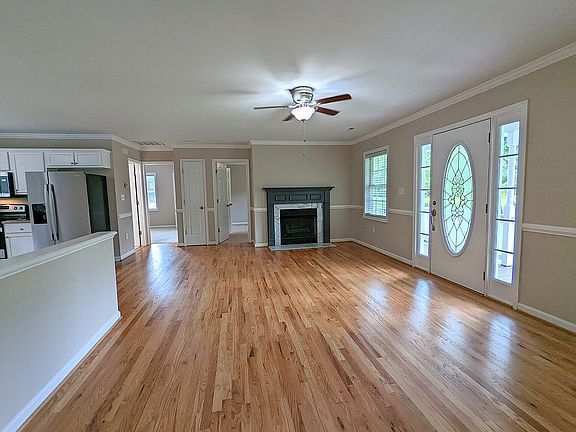 Living room- hardwood floors