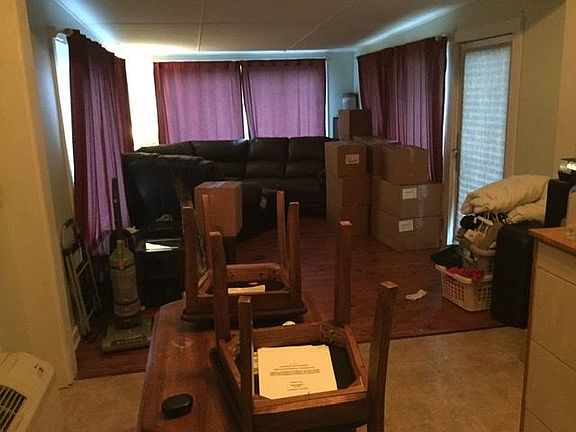 Sunroom. Door to backyard.