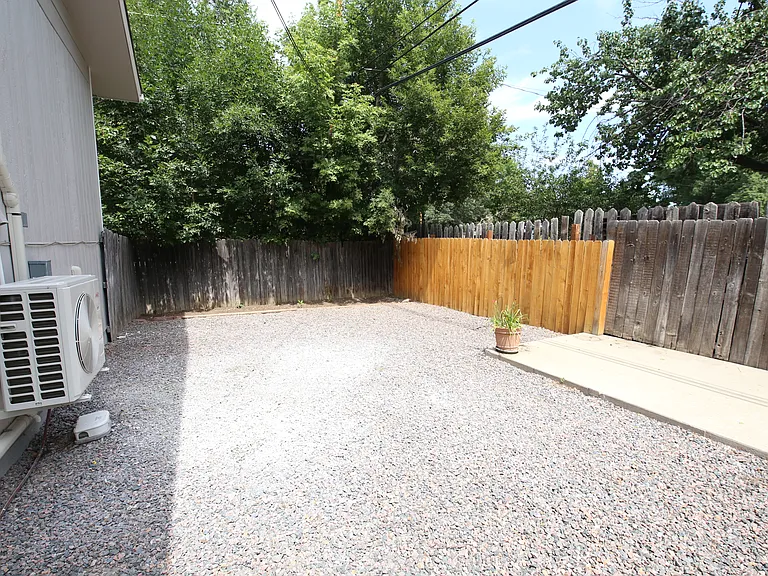 Yard for unit 10