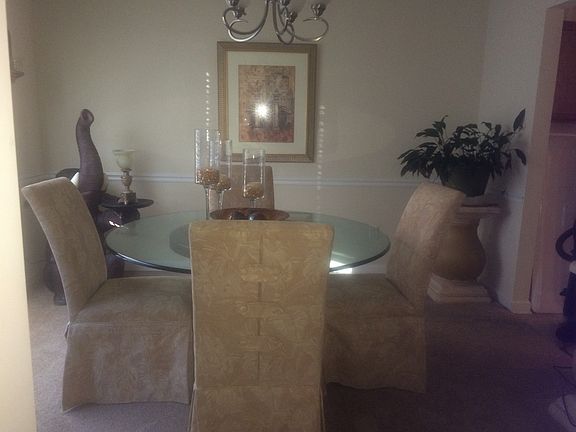 Formal dining area.
