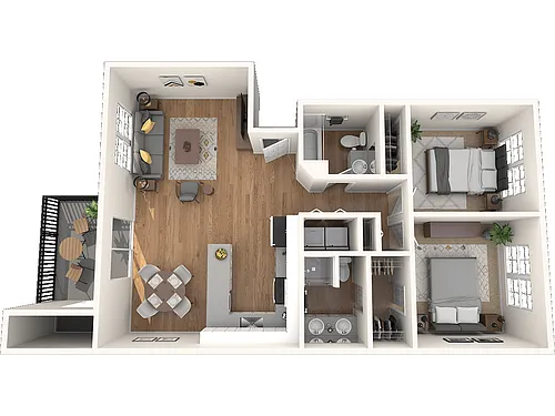 Floor plan B2