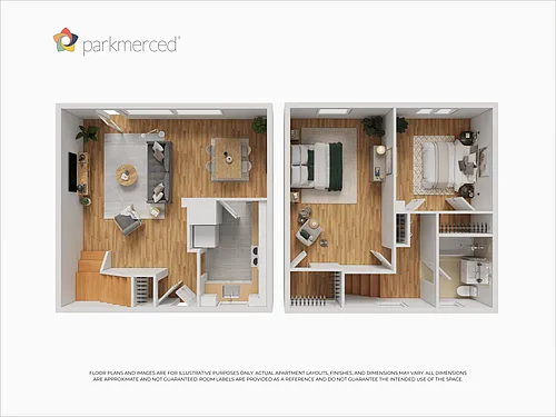 Floor plan 2 Bed 1 Bath TH