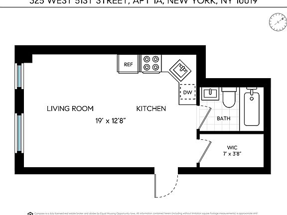 2nd image of 325 W 51st St APT 1A