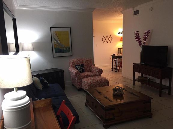 Living room with dining room in the back