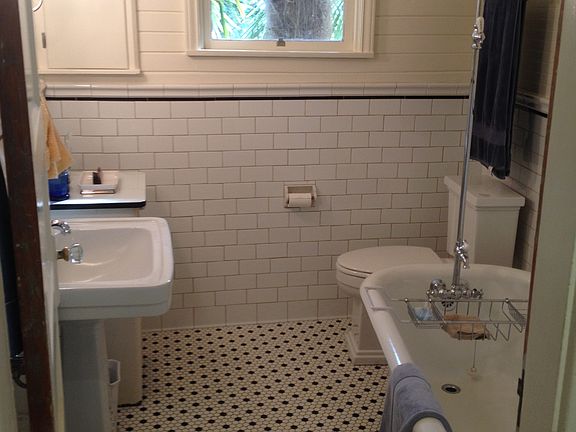 Bath restored to 1920's