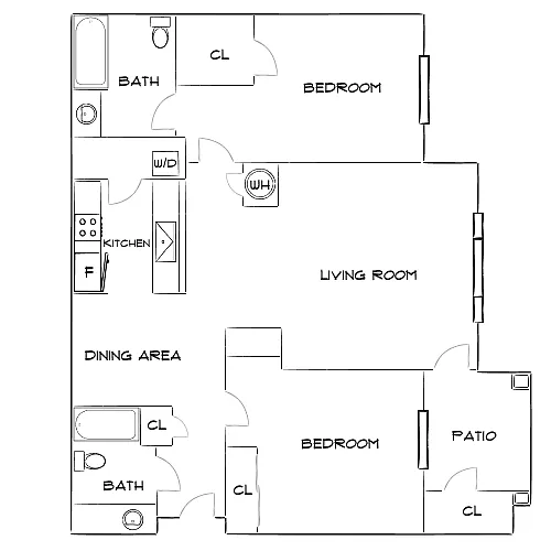 Floor plan Design 2B Premier 2