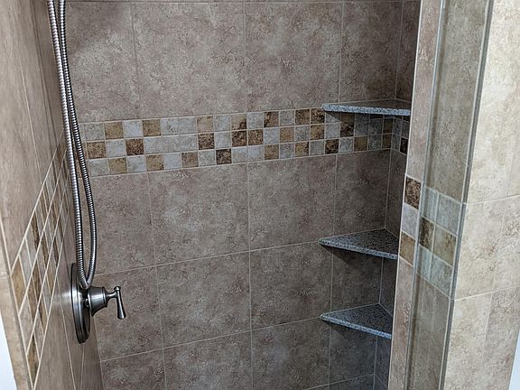 Shower up close