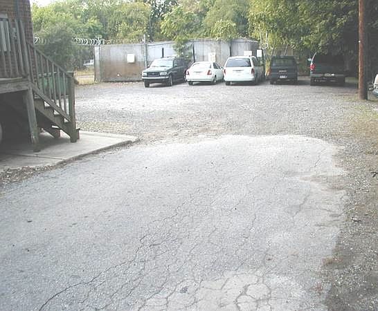 Parking behind Building