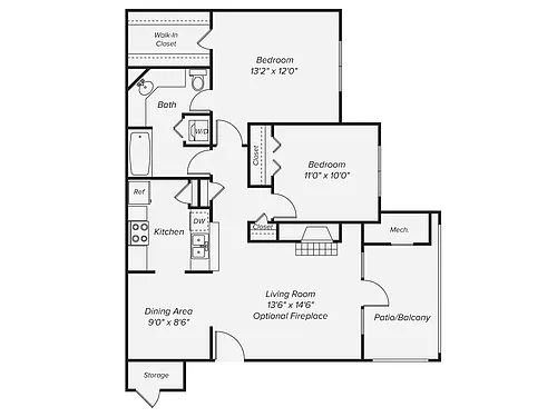 Floor plan B1