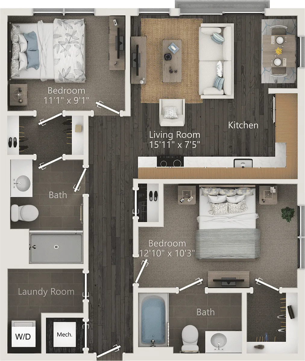 Floor plan B1