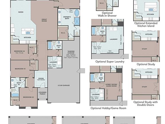 Experience luxury in this single-family home s sophisticated design featuring 3 - 4 bedrooms and mod