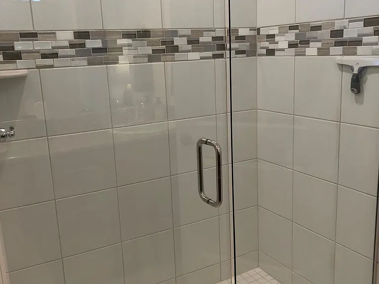 Master shower