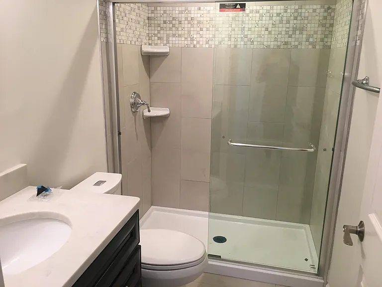One of 2 bathrooms.