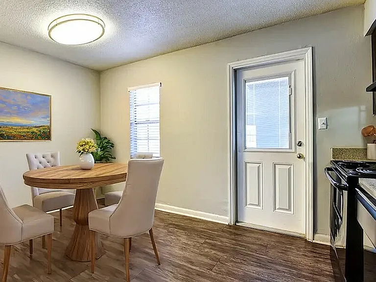 Experience dining in style with this beautifully designed space, perfect for intimate gatherings.