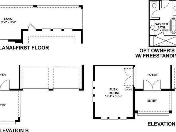 Wentworth First Floor Options