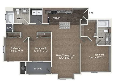 Floor plan C1