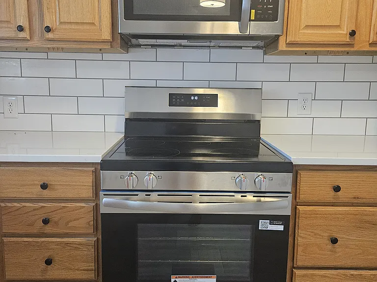 New stove and microwave