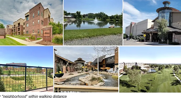 Neighborhood in walking distance. Park Meadows Mall, John Derry Park, Inverness Golf Course & Community