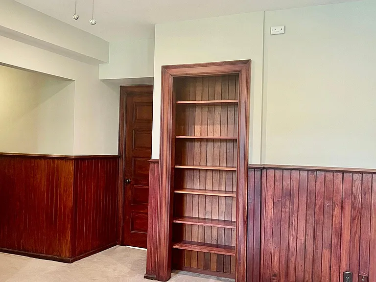 Living Room, Built-in Bookcase