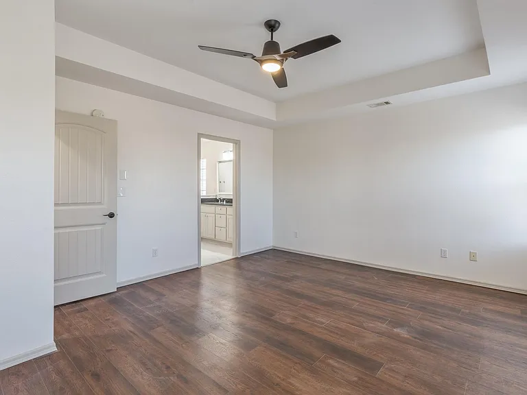 Master Bedroom with View to Master Bath