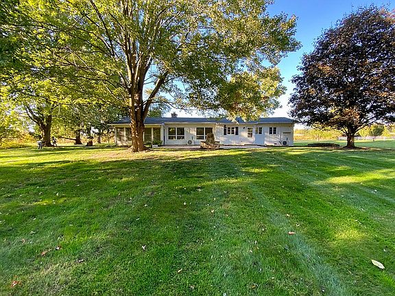 Rear view of property