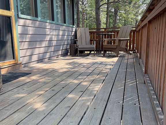 South-facing front deck