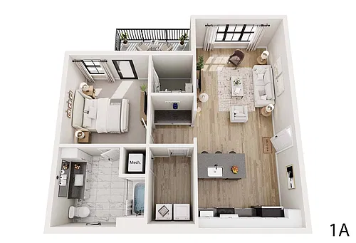 Floor plan 1A