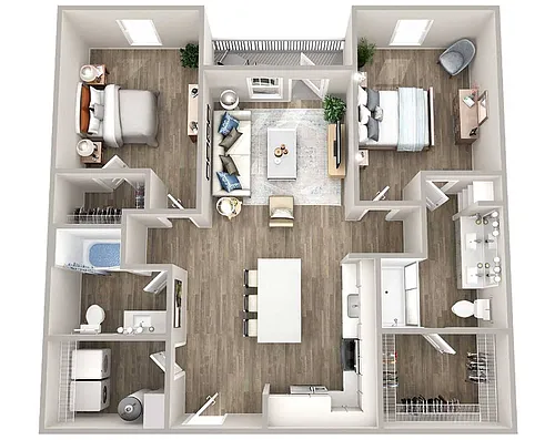 Floor plan B1C