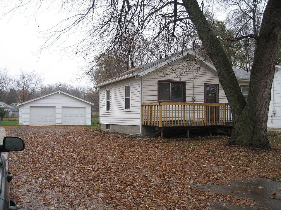front and 2 car garage