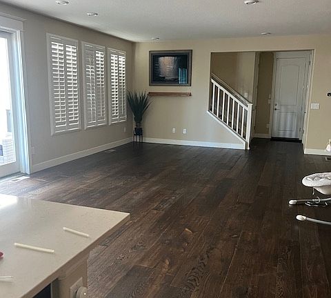 Main floor living space - open concept