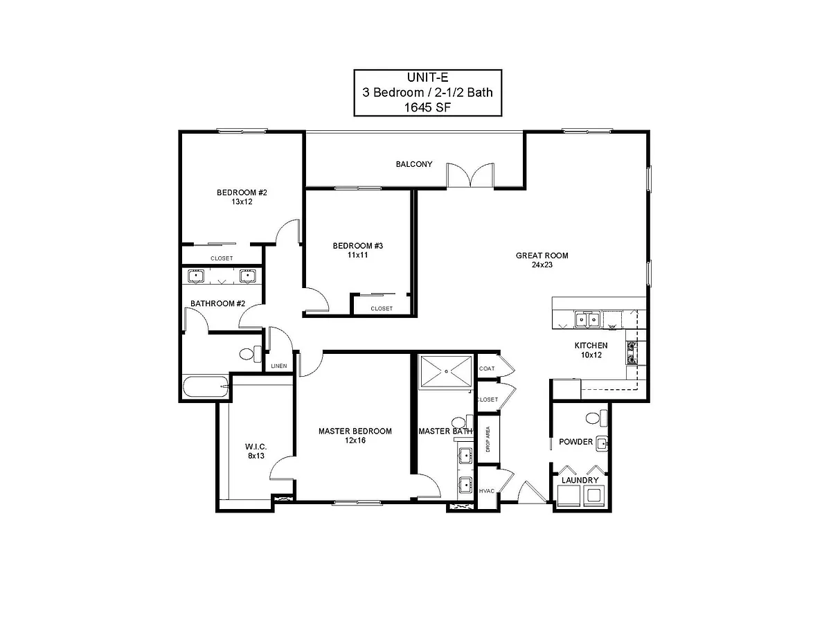 Floor plan E