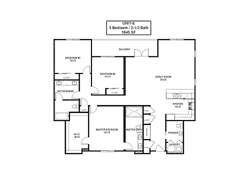 Floor plan E