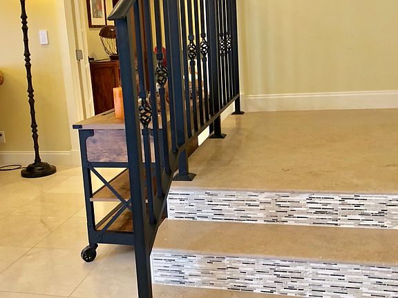 Birdcage rail,Travertine