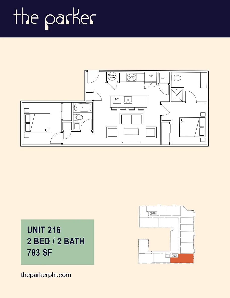 Floor plan Two Bedroom B