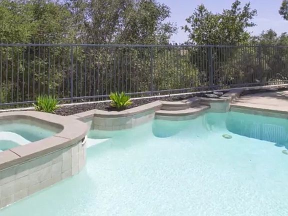 Private pool spa oasis