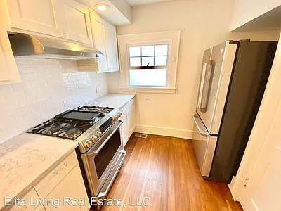 Updated kitchen with newer high-quality appliances.