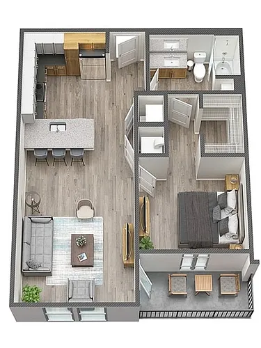 Floor plan Pleasant (A2)