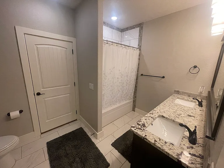 Lower level bathroom
